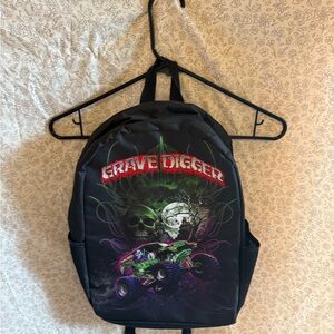 Grave Digger Black Backpack